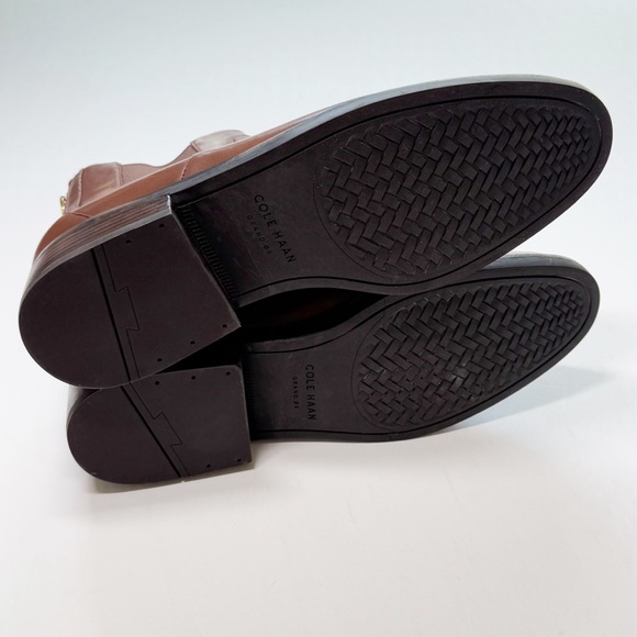 Cole Haan Reid Chestnut Brown Waterproof Leather Boots 10.5 - Picture 7 of 10